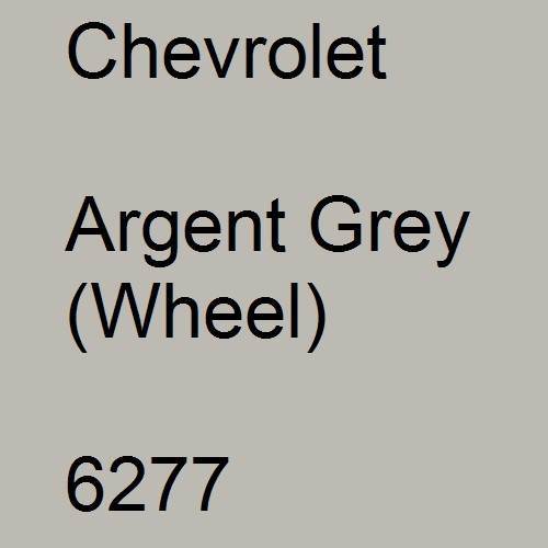 Chevrolet, Argent Grey (Wheel), 6277.